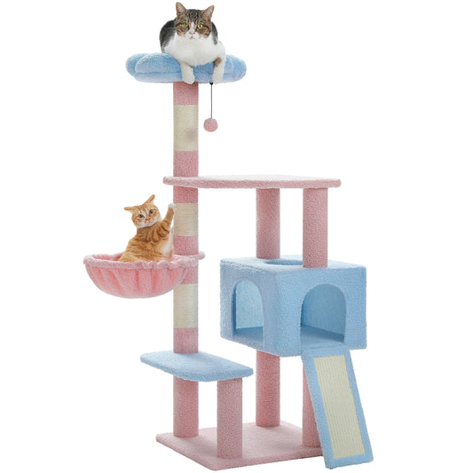 PAWZ Road Flower Cat Tree Multi Level Cat Tower With Perch