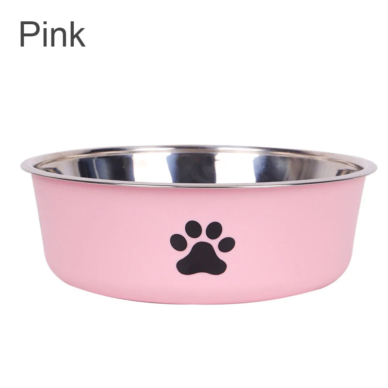 Hignconcerned Stainless Steel Pet Water Bowl With Non Slip