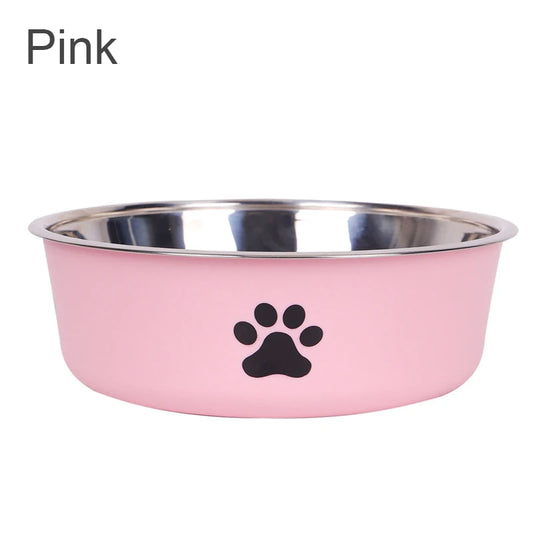 Hignconcerned Stainless Steel Pet Water Bowl With Non Slip