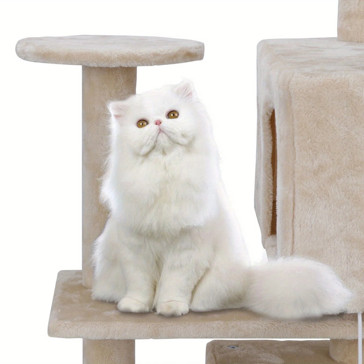 Multi Level Cat Tree With Sisal Posts Scratching Board