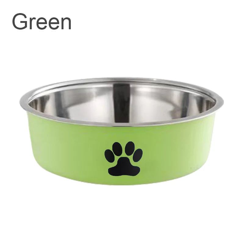 Hignconcerned Stainless Steel Pet Water Bowl With Non Slip