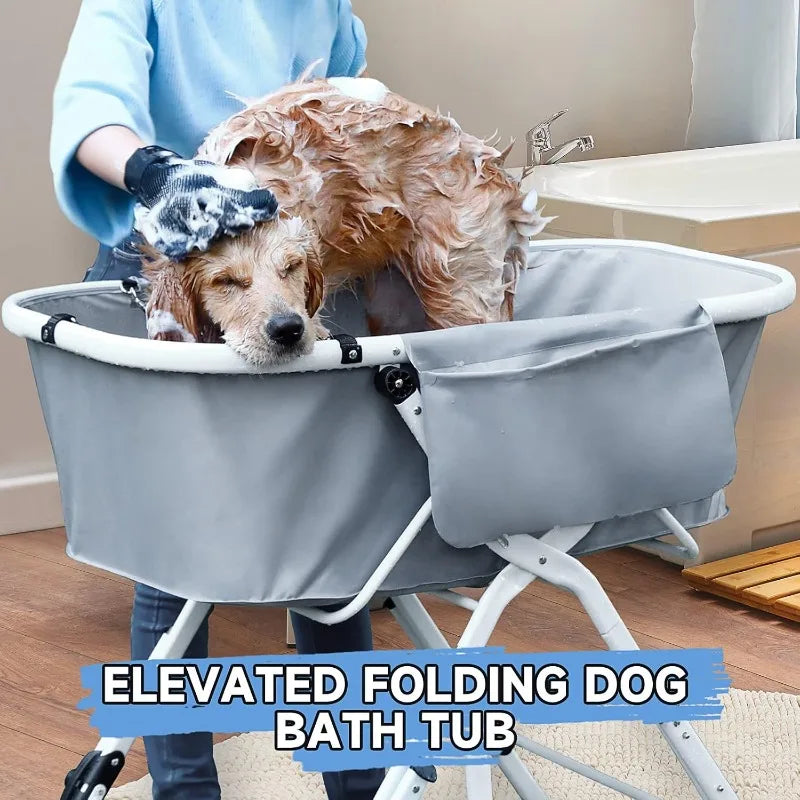 Dog Litter Foldable Pet Bath Tubs For Medium Large Dogs
