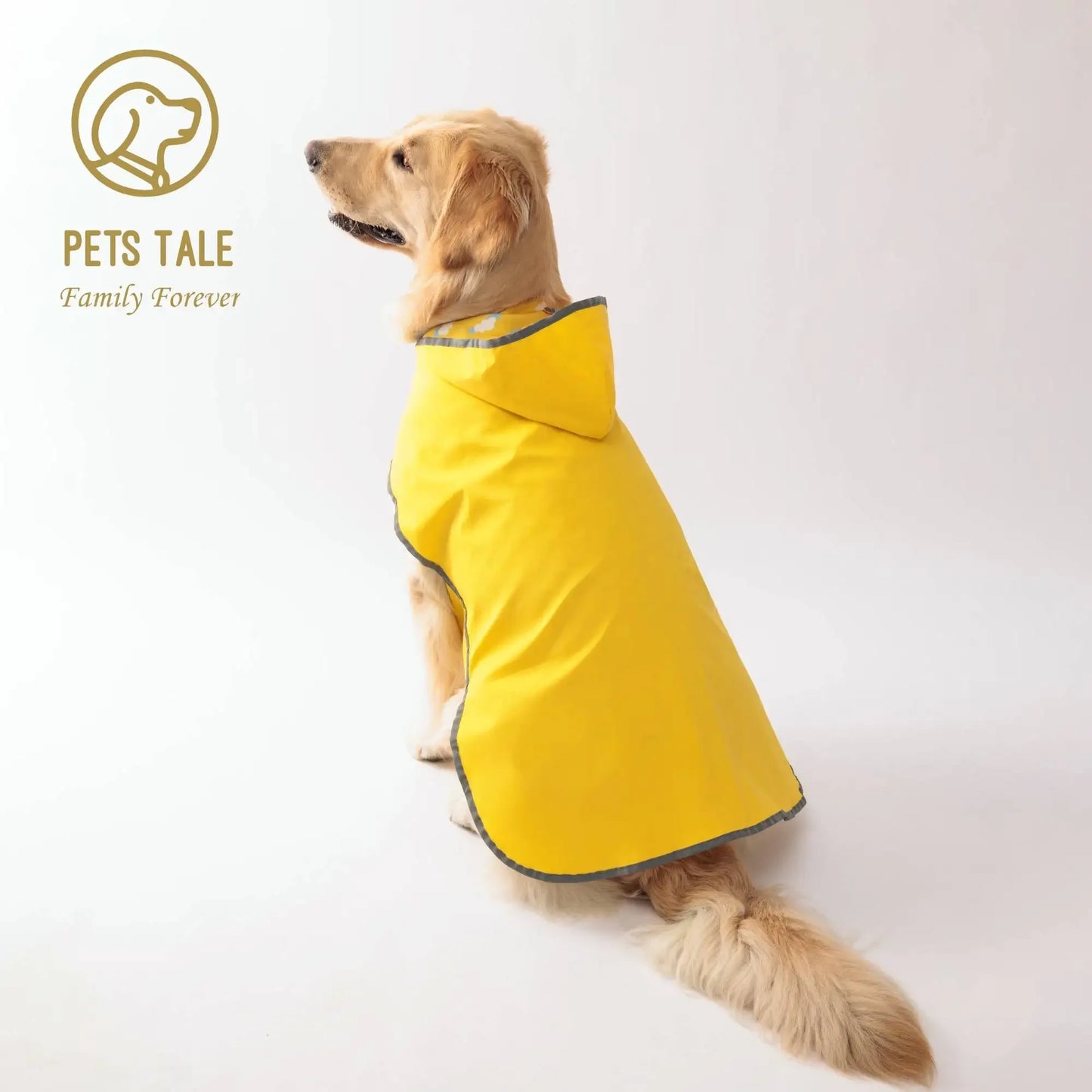 Pets Tale All Weather Dog Raincoat Waterproof PU Coat
