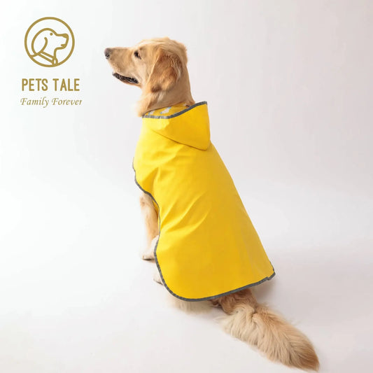 Pets Tale All Weather Dog Raincoat Waterproof PU Coat
