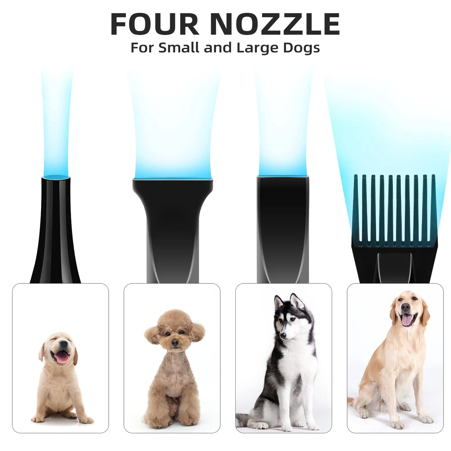 CeMax Dog Hair Dryer Pet Grooming Blower With Heat Options