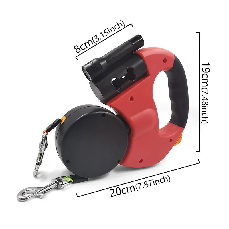 Guangdong 3in1 Auto Retractable Dog Leash Flashlight