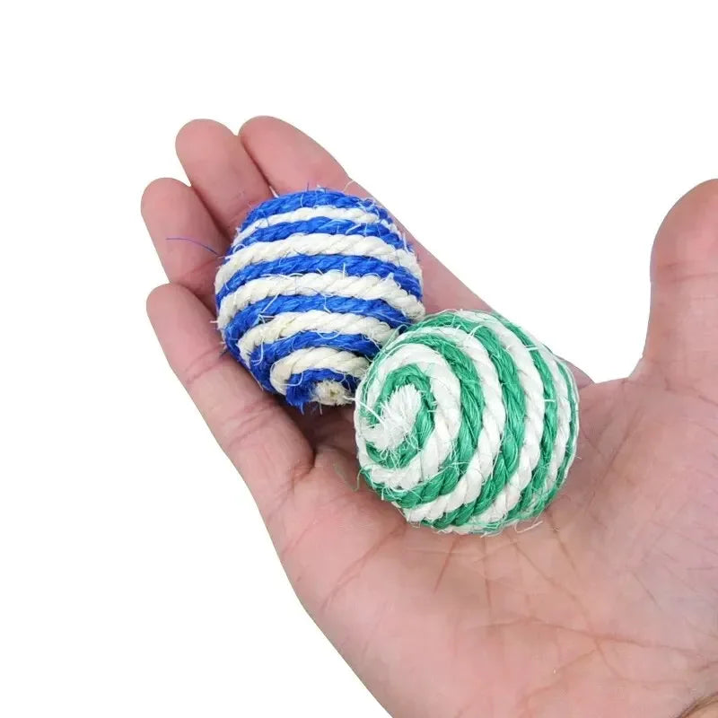 4 Pack Interactive Cat And Dog Ball Toys For Pets Training