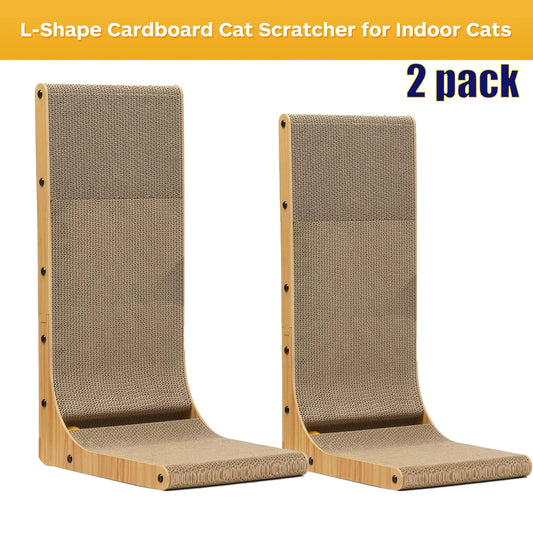 Guangdong L Shaped Cat Scratcher Cardboard Pad For Cats