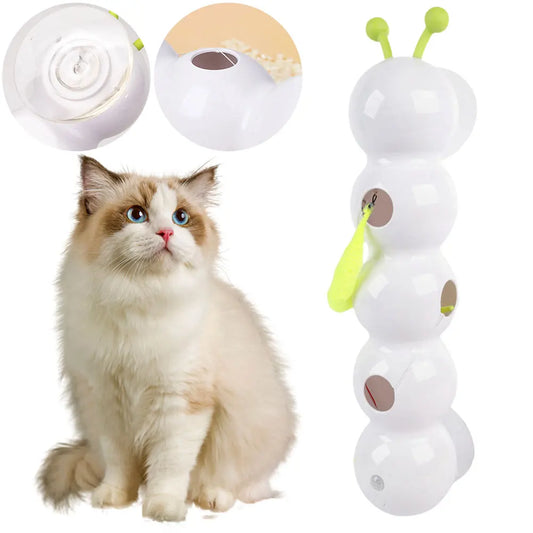 Hign-Concerned Caterpillar Cat Toy Motion Activated Tail