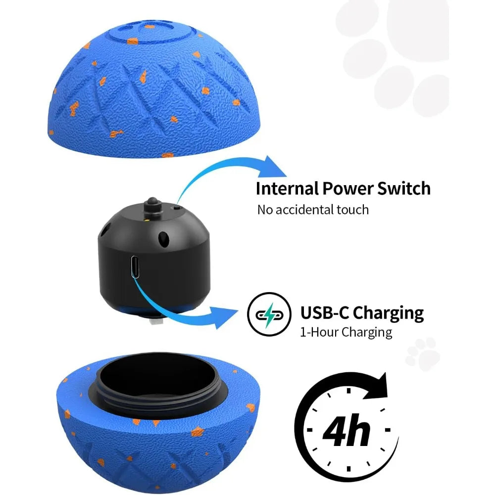 Hignconcerned SCHITEC Smart Interactive Dog Ball Toy