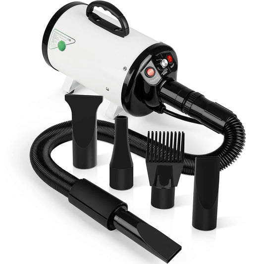 CeMax Dog Hair Dryer Pet Grooming Blower With Heat Options