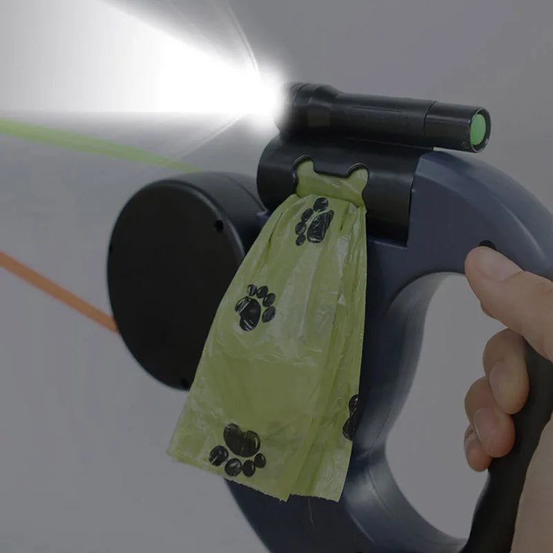 Guangdong 3in1 Auto Retractable Dog Leash Flashlight