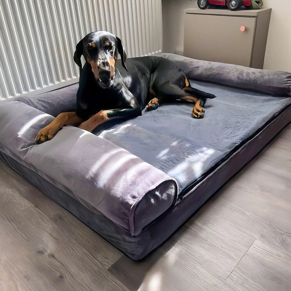 BORWARTC Calming Orthopedic Dog Bed Removable Cover