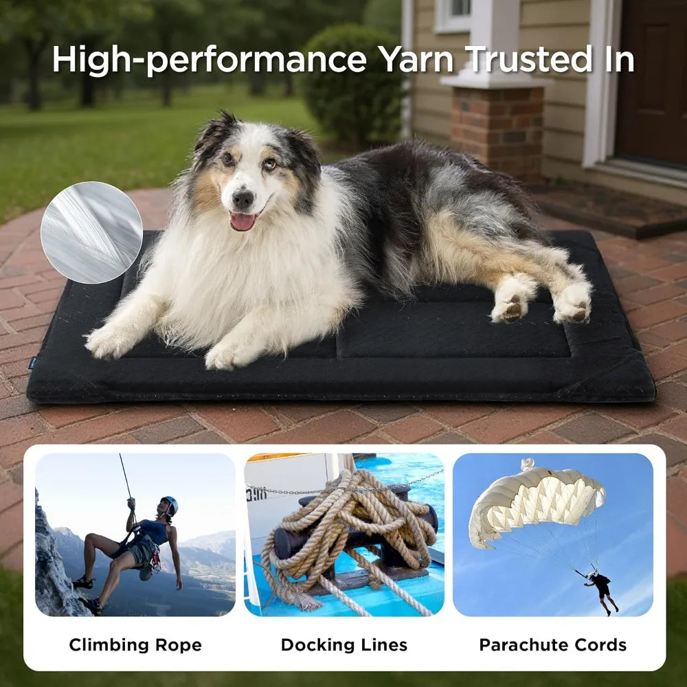 Bedsure Chew Proof Dog Bed Washable Kennel Pad Chewers