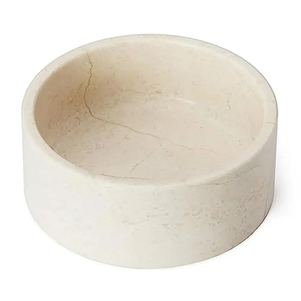 XMSJ Marble Stone Dog Bowl Premium Food and Water Dish