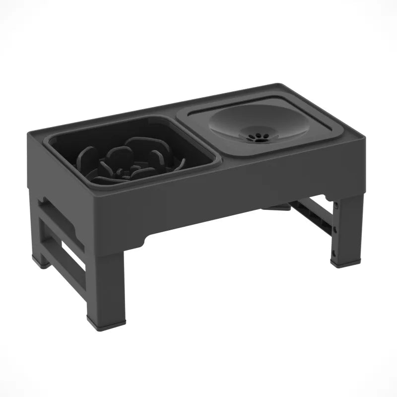 Twister CK Elevated Dog Slow Feeder With Adjustable Heights