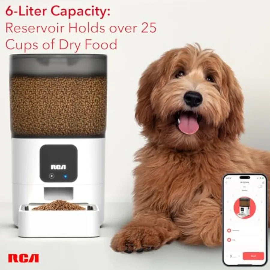 Hign-concerned Smart Pet Feeder With WiFi App Control 6L