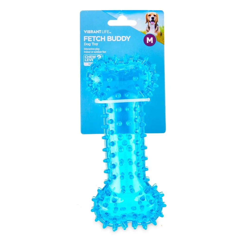 Hign-concerned Spiky Bone Dog Toy Chew Level 3 Durable TPR