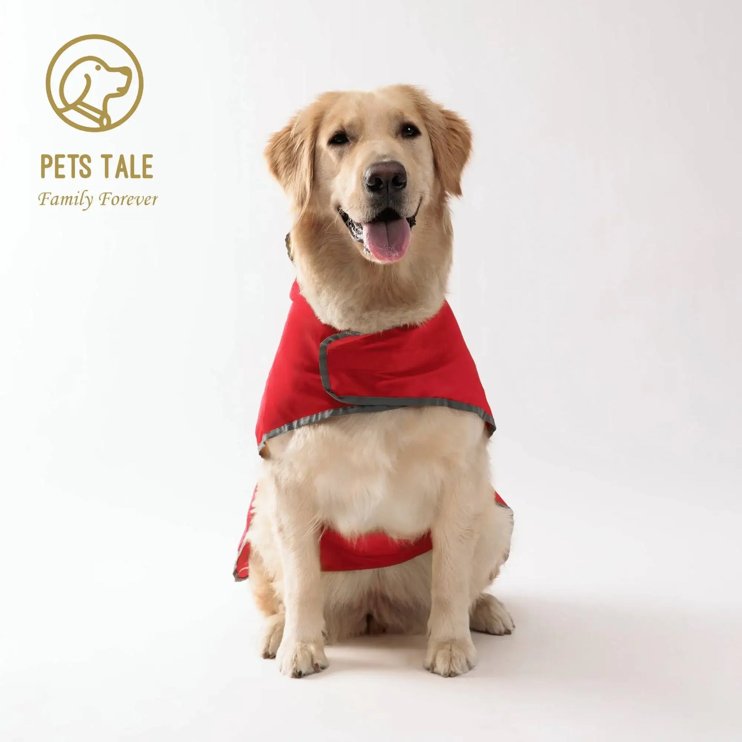 Pets Tale All Weather Dog Raincoat Waterproof PU Coat
