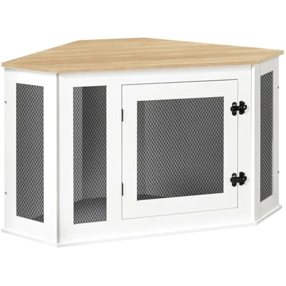Hign-concerned Corner Dog Crate Furniture End Table