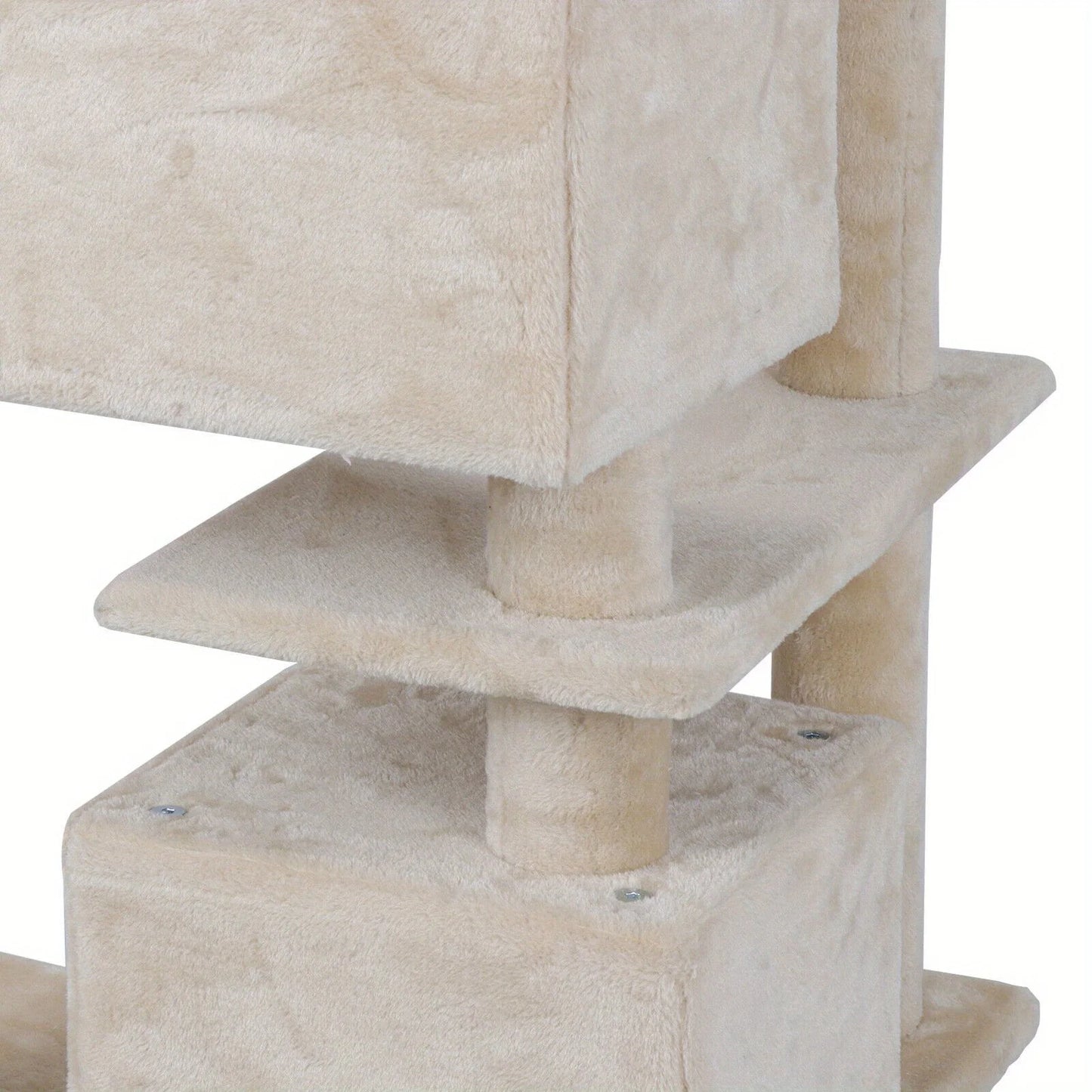 Multi Level Cat Tree With Sisal Posts Scratching Board