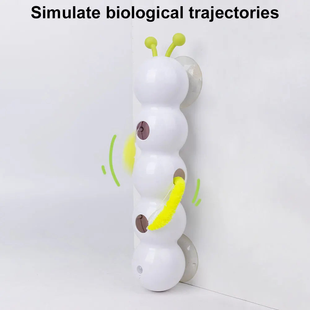 Hign-Concerned Caterpillar Cat Toy Motion Activated Tail