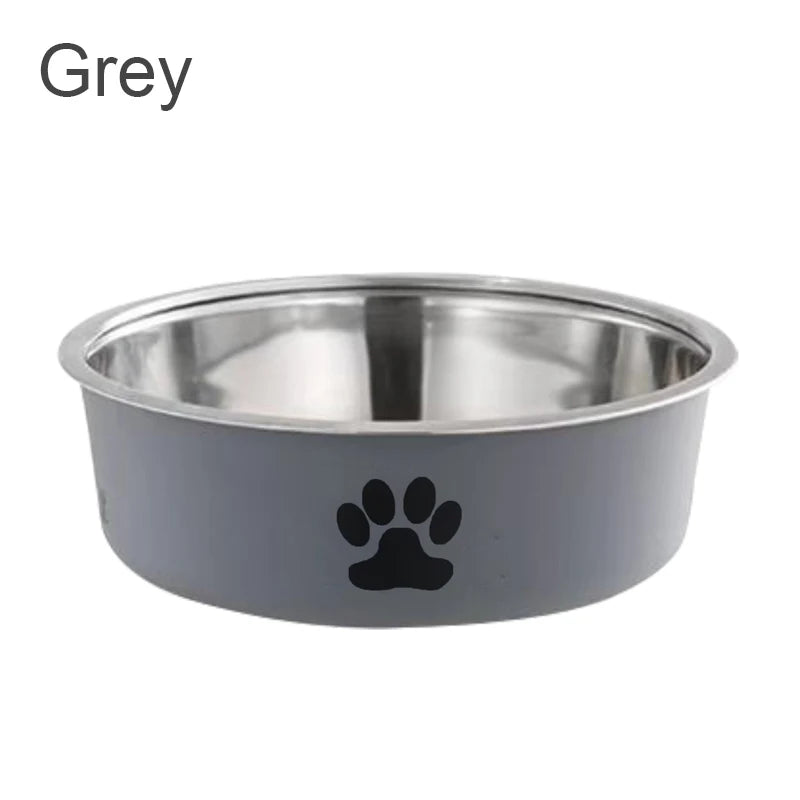 Hignconcerned Stainless Steel Pet Water Bowl With Non Slip