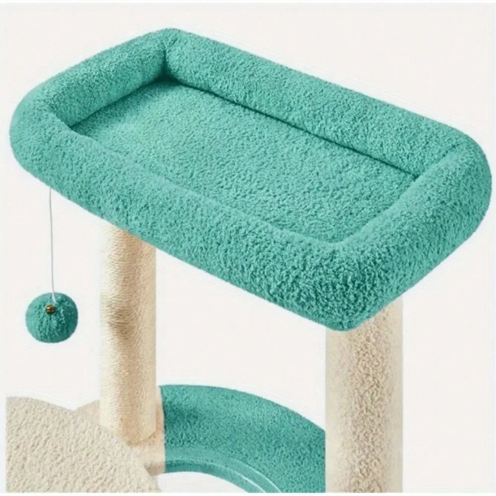 Guangdong Cat Tree Tower With Clear Capsule For Indoor Cats