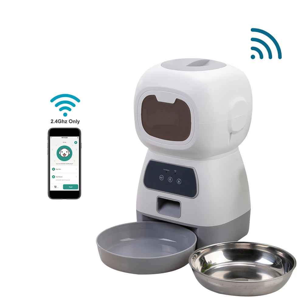 Autofeder WiFi Smart Cat Feeder With Voice Recorder