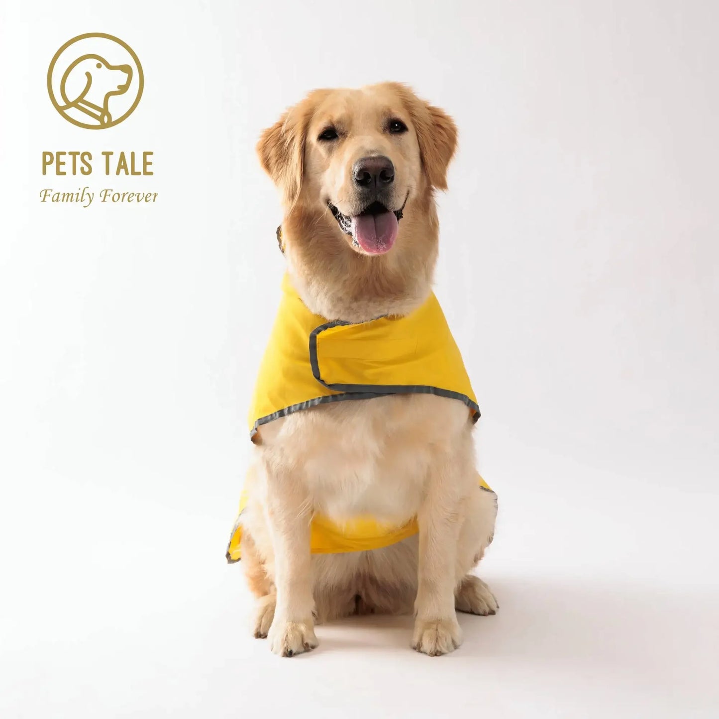 Pets Tale All Weather Dog Raincoat Waterproof PU Coat