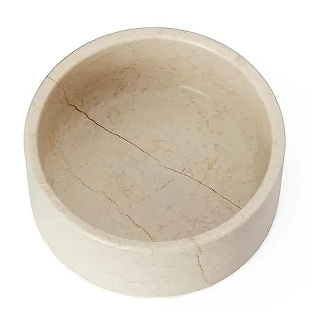 XMSJ Marble Stone Dog Bowl Premium Food and Water Dish