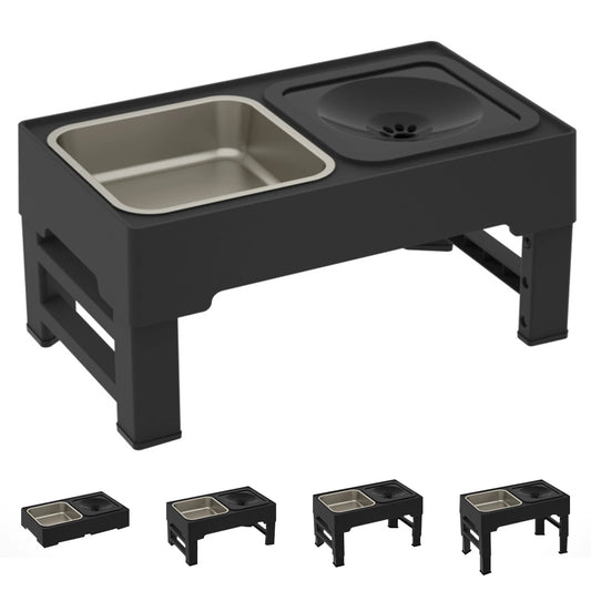 Twister CK 3 In 1 Stainless Steel Slow Feed Pet Water Bowls