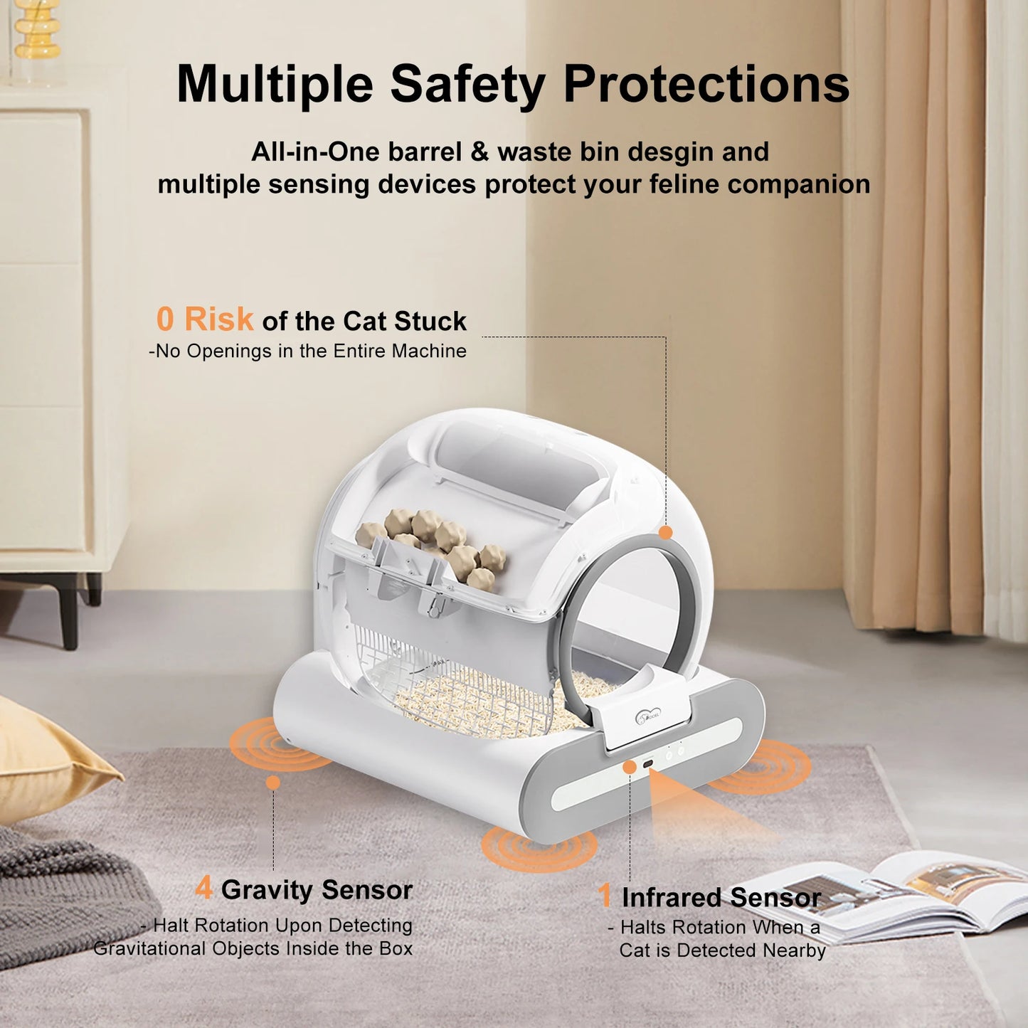 DOEL Automatic Self Cleaning Cat Litter Box App