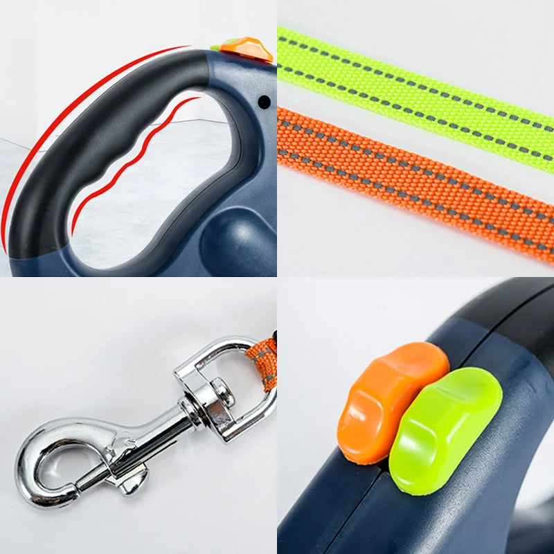 Guangdong 3in1 Auto Retractable Dog Leash Flashlight