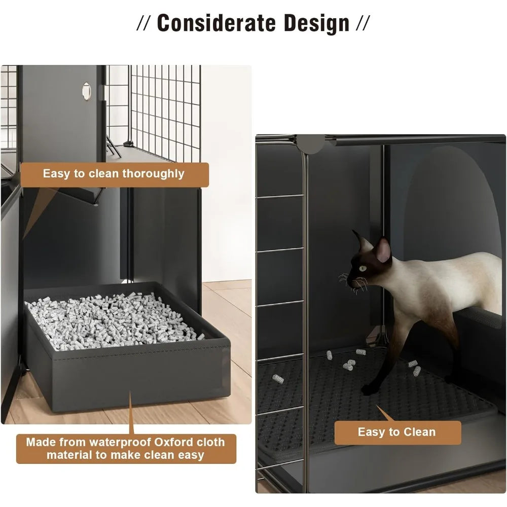 Closure Cat Enclosure Indoor Outdoor 3 Tier Catio Playpen