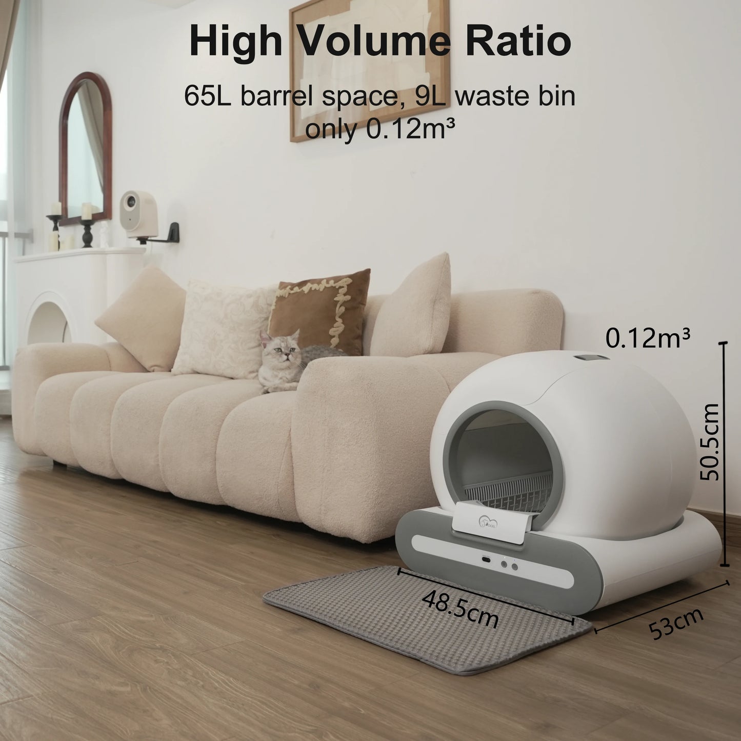 DOEL Automatic Self Cleaning Cat Litter Box App