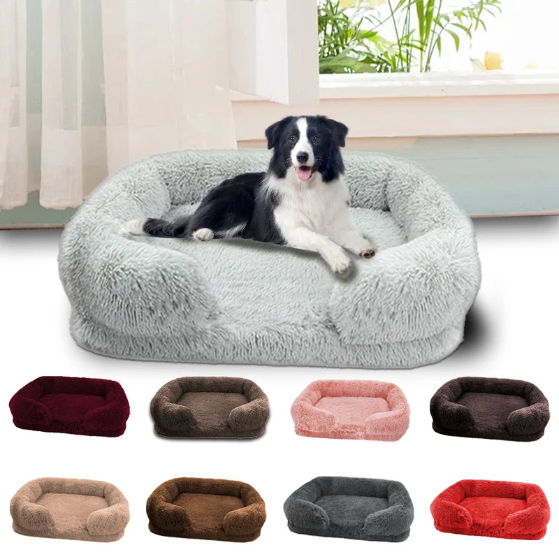 Jiangsu Ortho Thickened Dog Bed For Large Breeds Plush