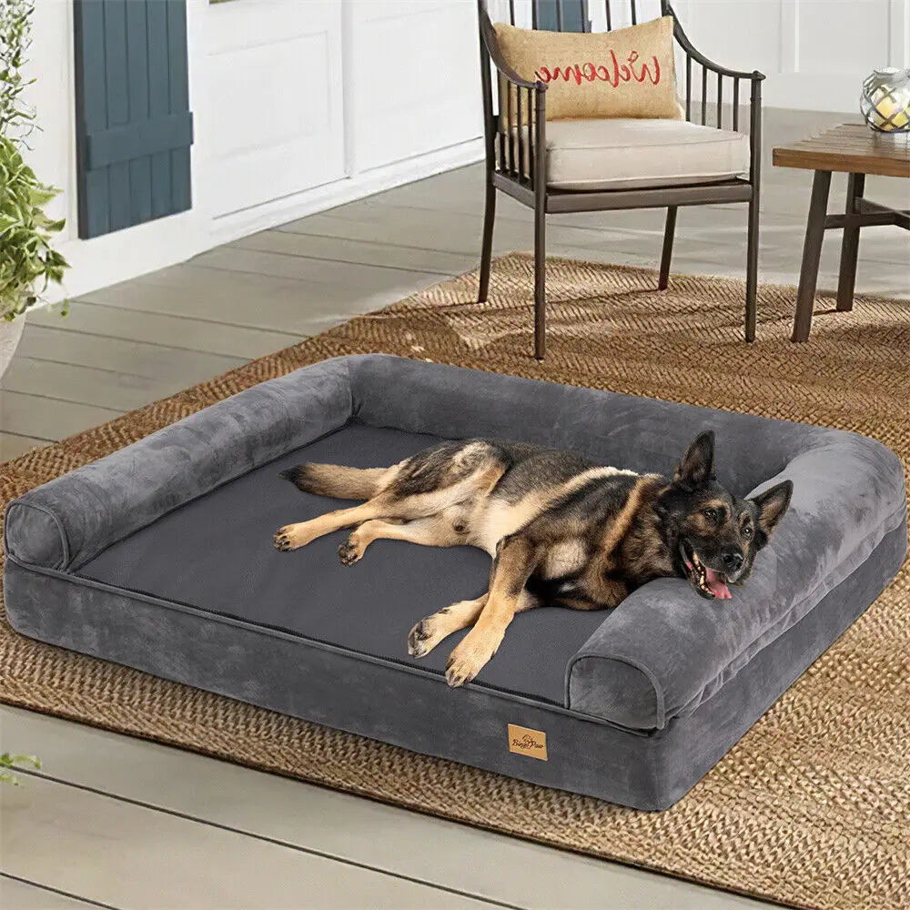 BORWARTC Calming Orthopedic Dog Bed Removable Cover