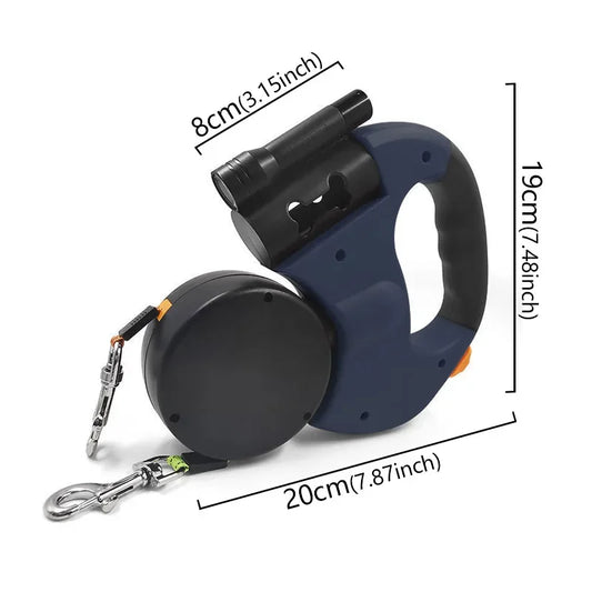 Guangdong 3in1 Auto Retractable Dog Leash Flashlight