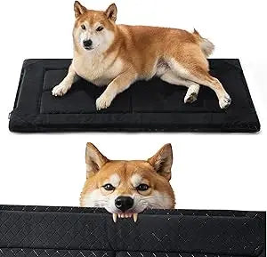 Bedsure Chew Proof Dog Bed Washable Kennel Pad Chewers