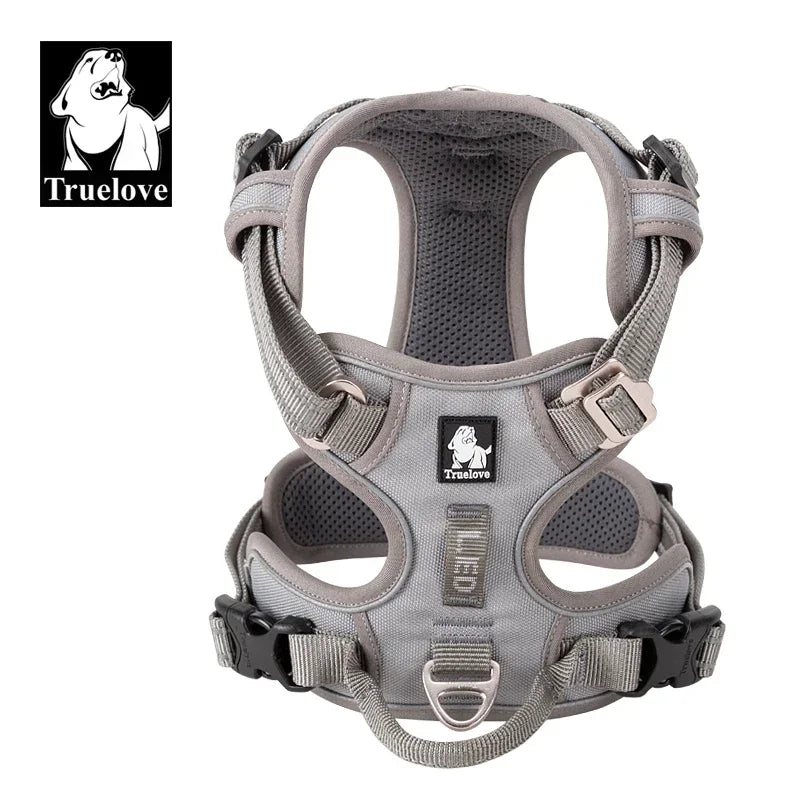 TRUELOVEB Explosion Proof Dog Harness Reflective Nylon Camouflage