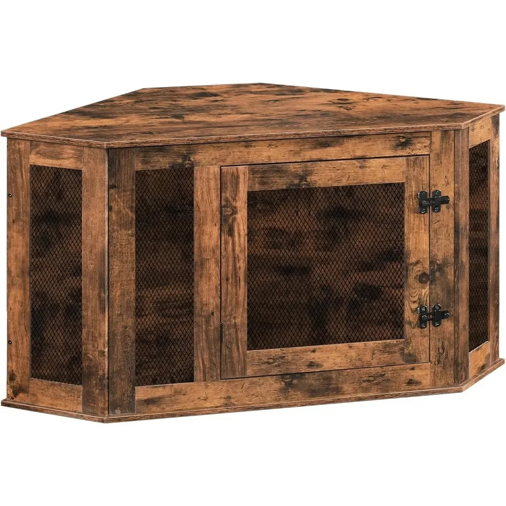 Hign-concerned Corner Dog Crate Furniture End Table