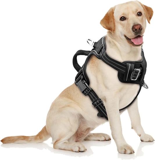 Maxetodo No Pull Adjustable Dog Harness Reflective Pro