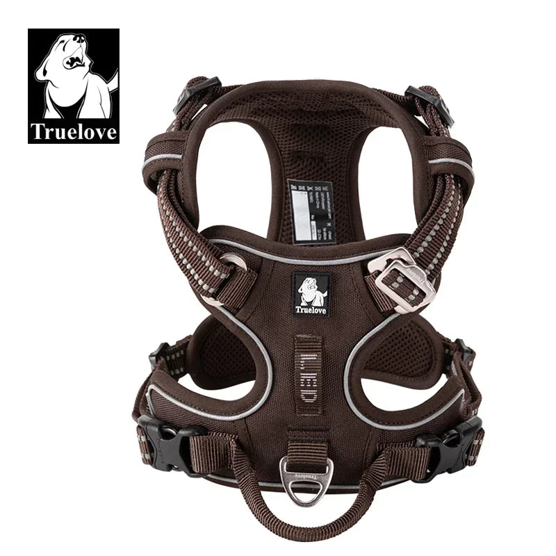 TRUELOVEB Explosion Proof Dog Harness Reflective Nylon Camouflage