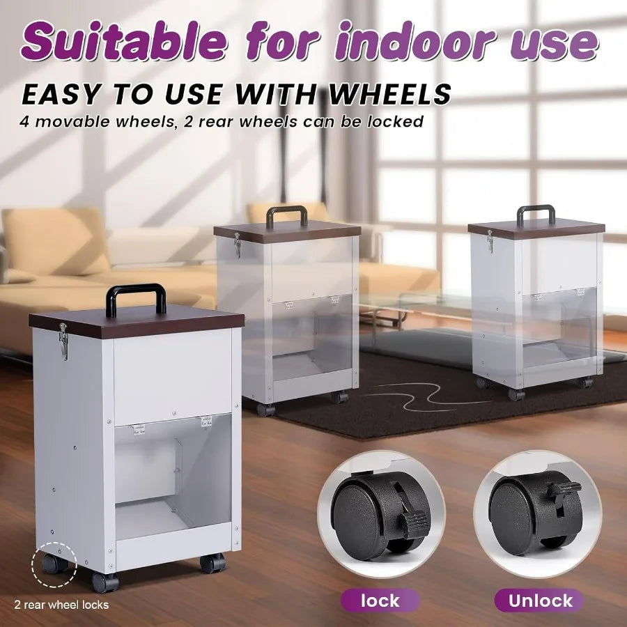 Hign-concerned Outdoor Automatic Dog Feeder Gravity Food Dispenser